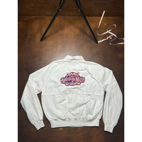 VTG 90s GMC American Music Tour Tony Lama Full Zip Up Windbreaker Jacket - Picture 12 of 12